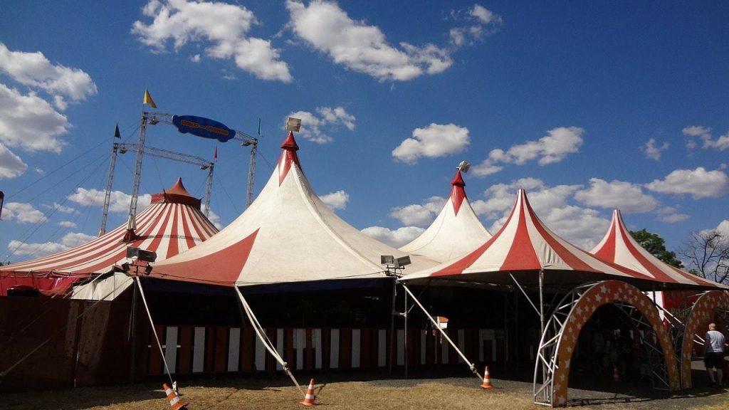 circus tent empty bad alcohol