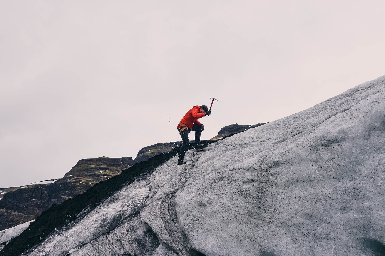 resilience in mountain climbing steep rock