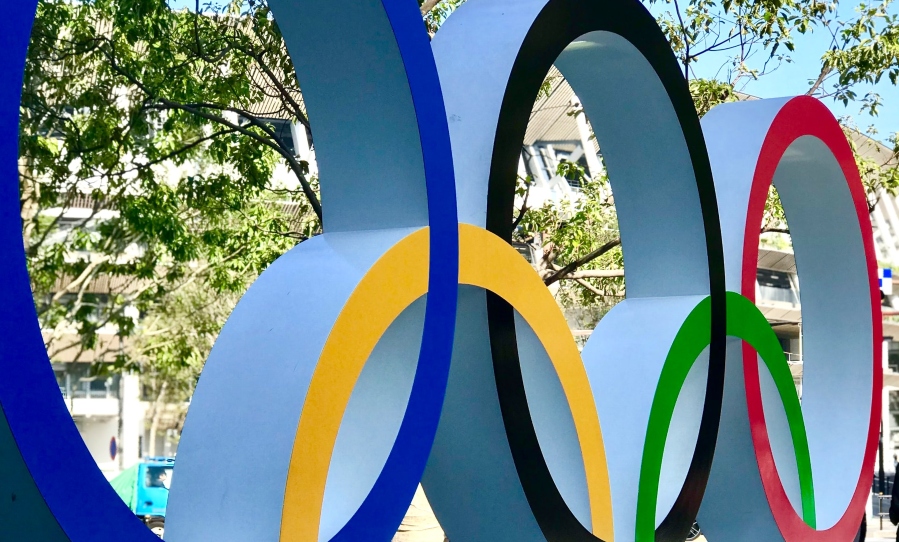 Olympic gold mental health symbol