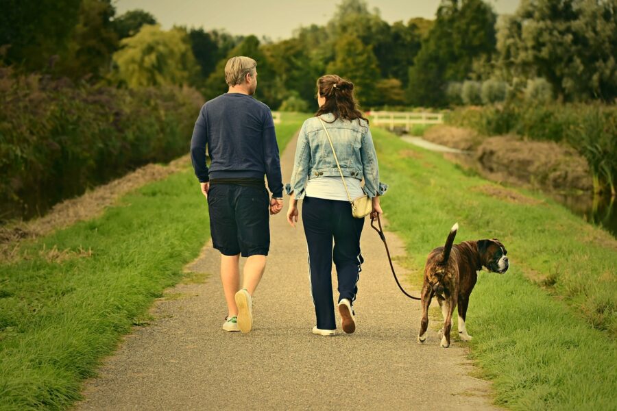 botox couple and dog
