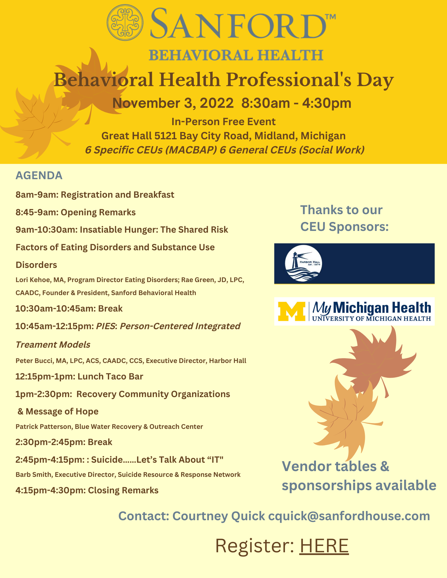 behavioral health professional's day invitation