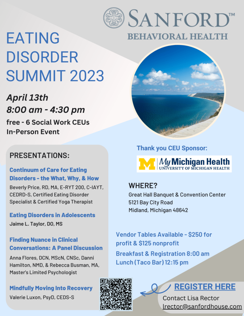 Join Us Free CEU Eating Disorder Summit Rehab MI