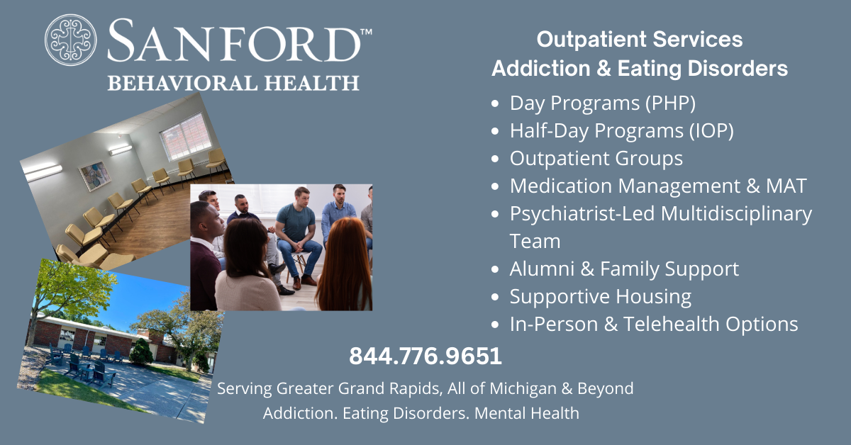 outpatient addiction treatment ad with features