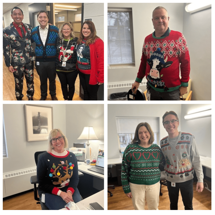holidays in rehab photos of staff in festive sweaters