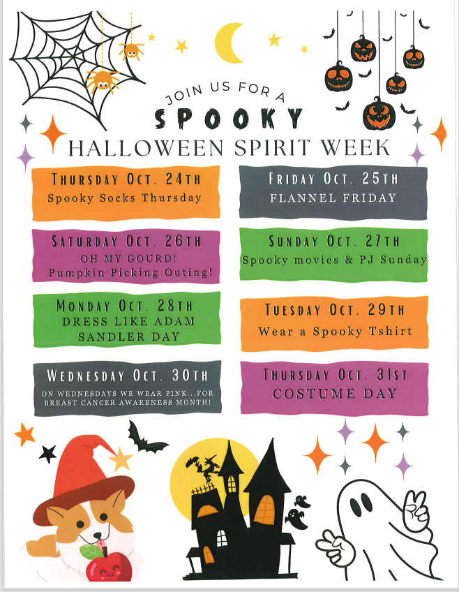 role of recreational therapists menu for spooky week